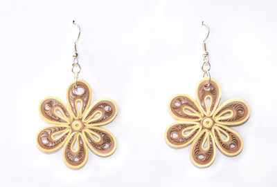 

Calamus Handmade Paper Dangle Earring