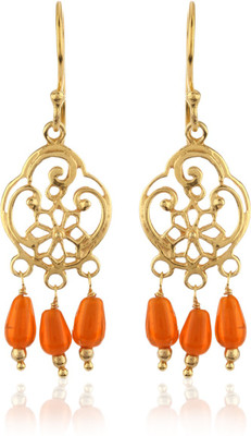 

Thingalicious Beautifully Beaded Dainty Alloy Chandelier Earring