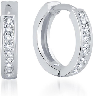 

Sukkhi Moddish Micro Pave Alloy Huggie Earring