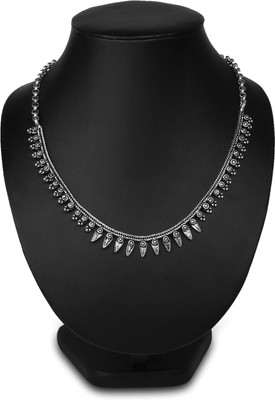 Johareez Beautiful Silver Plated Alloy Necklace