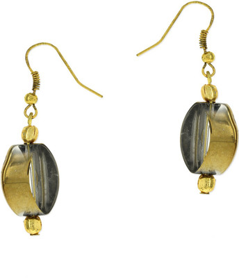 

Fabula Gold & White Bead Traditional Ethnic Jewellery Drop for Women, Girls & Ladies Metal Drop Earring