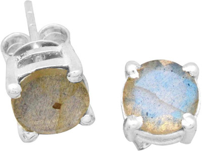 

YugshaJewels Elegant YJE-1954 Labradorite Sterling Silver Stud Earring