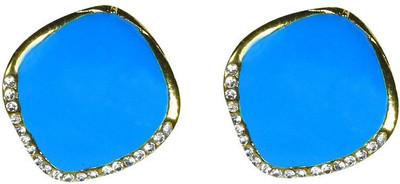 

Bezel Sparkle Delight Alloy Stud Earring