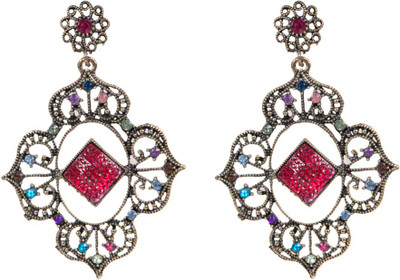 

Taj Pearl Designer Alloy Drop Earring