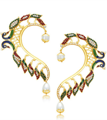 

Sukkhi Astonishing Peacock Alloy Cuff Earring