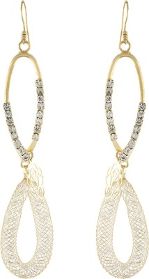 ONE STOP FASHION Stylish And Trendy Gold Colour Alloy Drops & Danglers