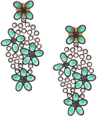 the jewelbox Dainty Flower Brass Drops & Danglers