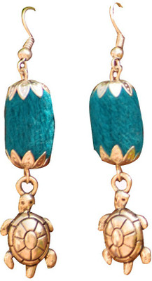 

Ba No Batwo turtle Metal Dangle Earring