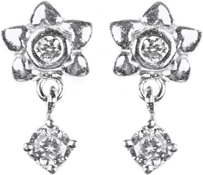 

Mistos Hanging Stone Jewelery Cubic Zirconia Sterling Silver Drop Earring