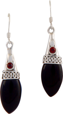 

Eekaba 925 SILVER Onyx Sterling Silver Drop Earring