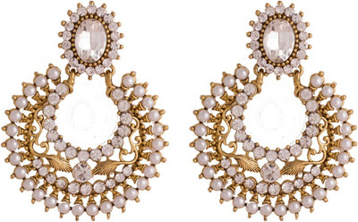 

Grace Jewels CLASSIC DESIGNER Zircon Alloy Chandbali Earring