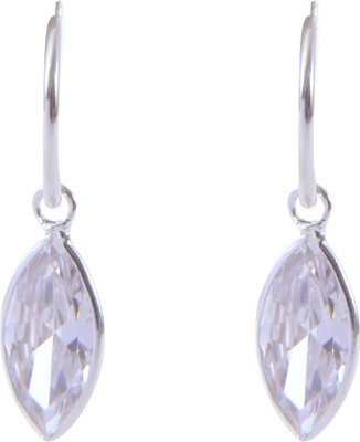 

Abhooshan Color Delight Cubic Zirconia Sterling Silver Hoop Earring