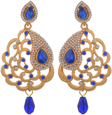 

Blacksmith Blue Flintoff Crystal Metal Drop Earring