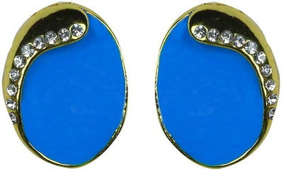 

Bezel Sparkle Delight Alloy Stud Earring
