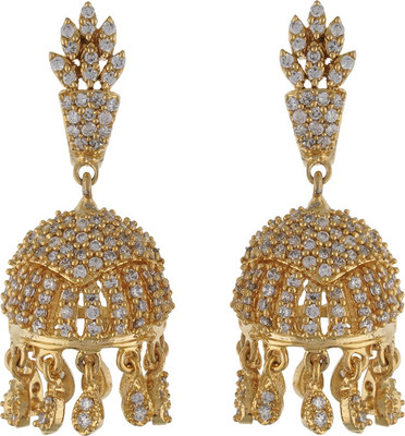 

Aarushi Fashionable Cubic Zirconia Alloy Jhumki Earring
