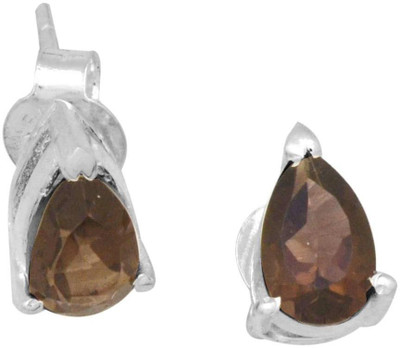 YugshaJewels Elegant YJE-1900 Quartz Sterling Silver Stud Earring