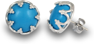 

Exxotic Jewelz Dazzling Fashion Silver Stud Earring