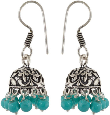 SUBHARPIT Little Charm Beads Metal Jhumki Earring