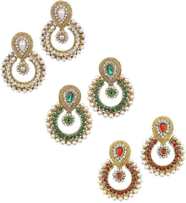 

Jewels Gehna Beads Alloy Chandbali Earring