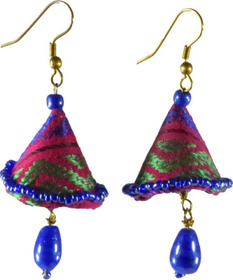 Ba No Batwo jhumaka Fabric Jhumki Earring