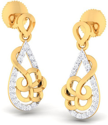 

Kamal Jeweller Sakshi Swarovski Crystal Sterling Silver Drop Earring
