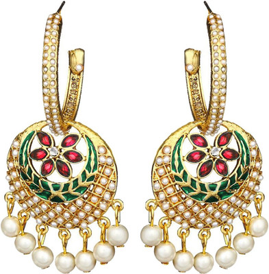 

Peora Bollywood Style Alloy Hoop Earring