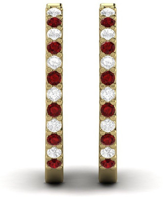 Kataria Jewellers Designer Silver Hoop Earring