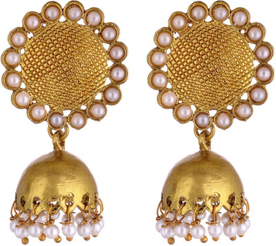 

Kshitij Jewels Floral Delight Alloy Jhumki Earring