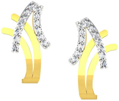 

Avsar Anjali Yellow Gold 18kt Swarovski Crystal Drop Earring