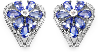 

Johareez Fashion Tanzanite Sterling Silver Stud Earring