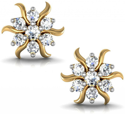 

Avsar Janvhi Yellow Gold 18kt Diamond Stud Earring