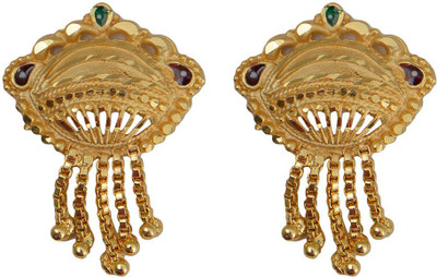 

Taj Pearl Traditional Alloy Drop Earring