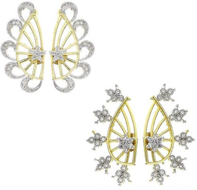 

Penny Jewels Princess Diamond Alloy Cuff Earring