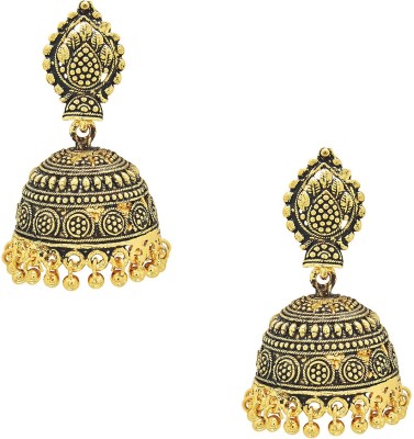 Shining Jewel 24K Antique Jhumki Brass Jhumki Earring