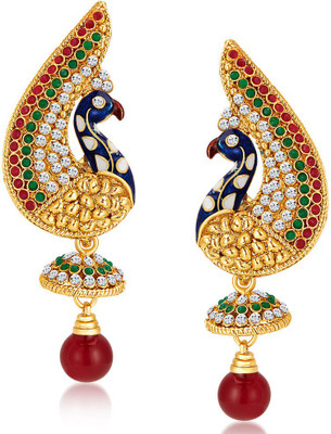 

Sukkhi Peacock Peacock Alloy Drop Earring