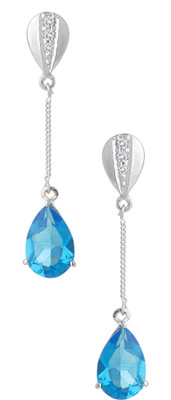 5% OFF on Voylla Topaz Sterling Silver Drop Earring 5% OFF on Voylla Topaz Sterling Silver Drop Earring