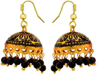 

YugshaJewels Meenakari Jewellery YJE-1805 Metal Jhumki Earring