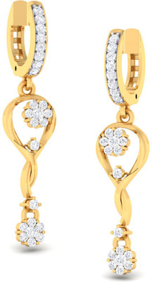 

Jisha The Taashi Yellow Gold 18kt Diamond Clip-on Earring