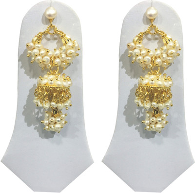 

Sri Kapi Pearls FE141 Pearl Alloy Dangle Earring