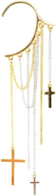 73% OFF on Crunchy Fashion Crosses Alloy Cuff Earring 73% OFF on Crunchy Fashion Crosses Alloy Cuff Earring