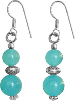 Pearlz Ocean Dyed Quartzite Danglers Earring Hook Clasp Earrings For Girls & Women Quartz Alloy Drops & Danglers