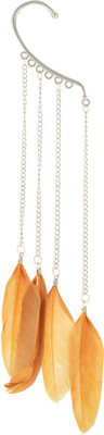 

Aaishwarya Earthy Brown Feather Ear (Single) Alloy Cuff Earring
