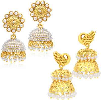 

Sukkhi Royal Peacock Jhumki Alloy Earring Set