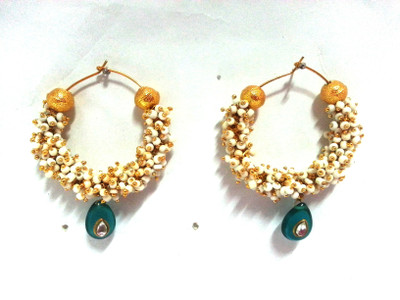 

Kshitij Jewels Circle of Life Alloy Hoop Earring