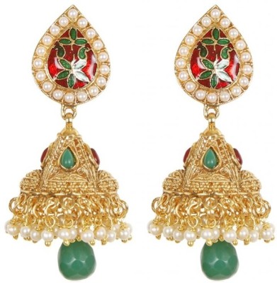 rajwada arts Brass Jhumki Earring