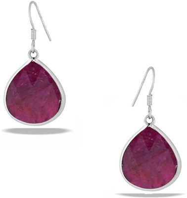 PeenZone 92.5 Ruby Sterling Silver Drops & Danglers