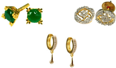 

Rashi Jewellery Sunshine Combo Cubic Zirconia Alloy Earring Set