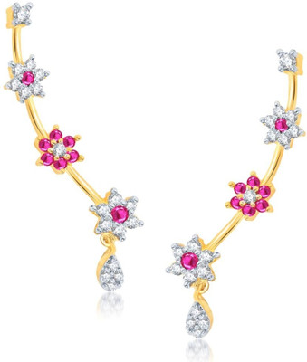Sukkhi Cubic Zirconia Alloy Cuff Earring