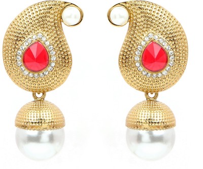 Johareez Beautiful Cubic Zirconia Alloy Jhumki Earring