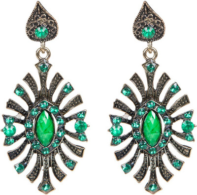 Taj Pearl Designer Alloy Drop Earring